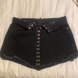 LF carmar denim mini skirt